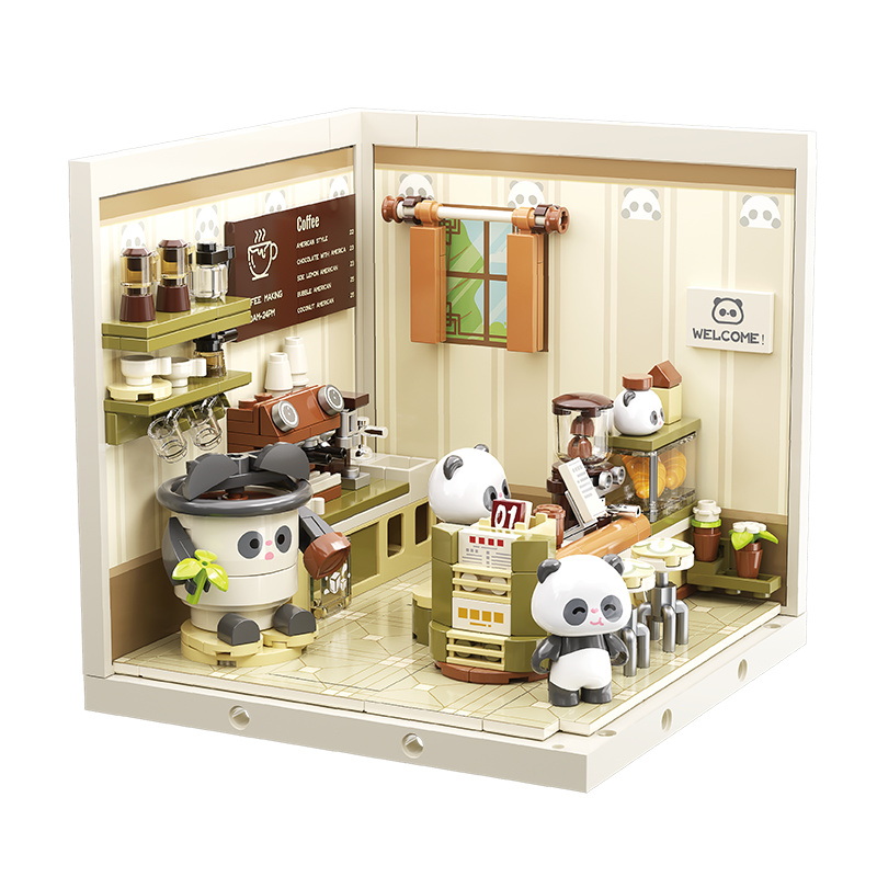 FK001 熊貓不卷咖啡