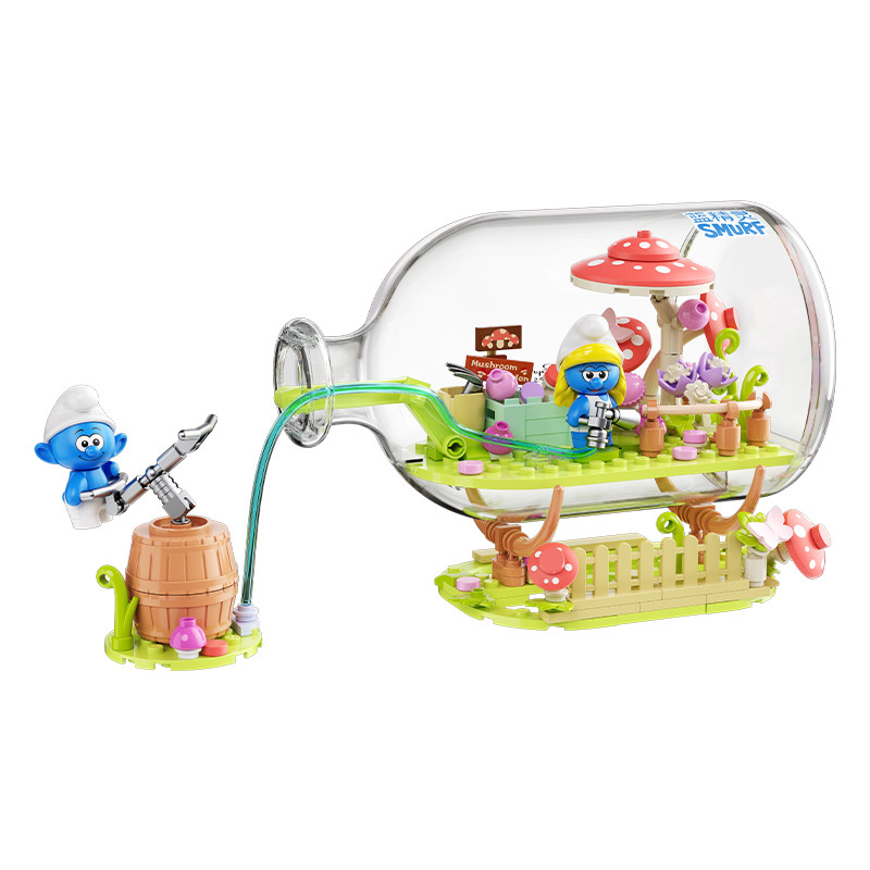 HK324 藍精靈-蘑菇培育園